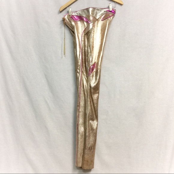 Roberto Cavalli Vintage Leather Pants - Picture 4 of 6